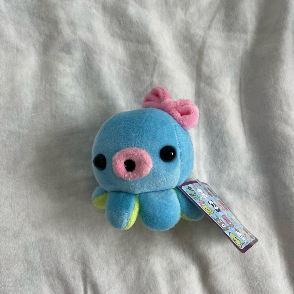 octopus plush clip